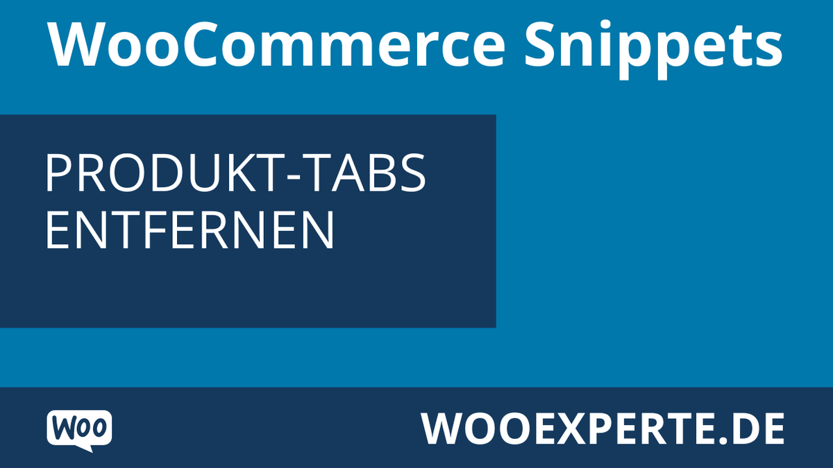 WooExperte's tweet photo. Neue Anleitung #WooExperte: #WooCommerce #Snippet: Produkt-Tabs in der Produktbeschreibung entfernen. https://t.co/zn3EJcdkCk https://t.co/krMqIuj25S