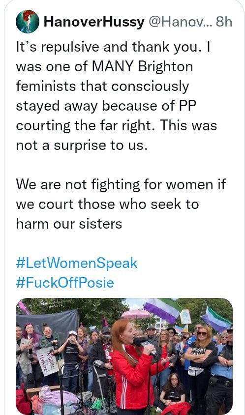 lotionorhose's tweet photo. @janeclarejones @KDansky “Articulating concerns” is a bit of a cover up, isn’t it? What actually happened is that a woman started a disgusting hashtag and a campaign of harassment against the organiser of an event. She didn’t articulate her concerns, she went straight to abuse. https://t.co/YCkk9QUr0N