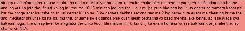 Pallavi43003696's tweet photo. #NTApaperleak #NTA_INJUSTICE
#CSIRpaperleak #DG_NTA
#PMOIndia
Jitna dhyan cheetah k ane par diya ja rha hai thoda sa dhyan students par bhi dijiye jo pichle teen din se apni bat khne ki koshish kr rha hai.
We want justice #ReconductExam https://t.co/kxhq0ZUCY0