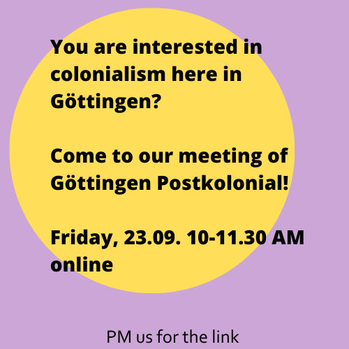 Göttingen Postkolonial tweet media