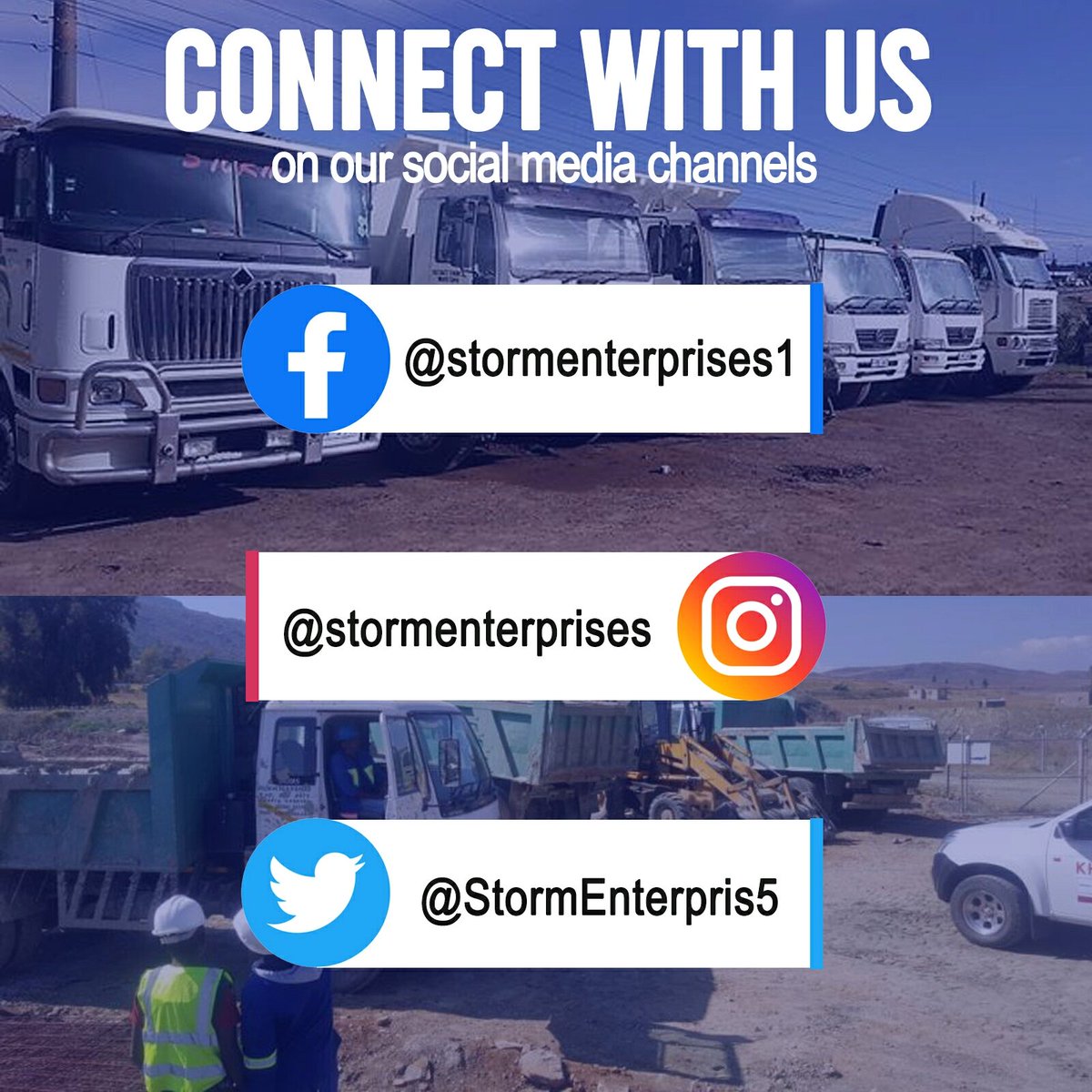 StormEnterpris5's tweet photo. Here for your trucking and earth moving needs. 
Connect with us 👋
#LsTwitter https://t.co/vT84B2Ud6y
