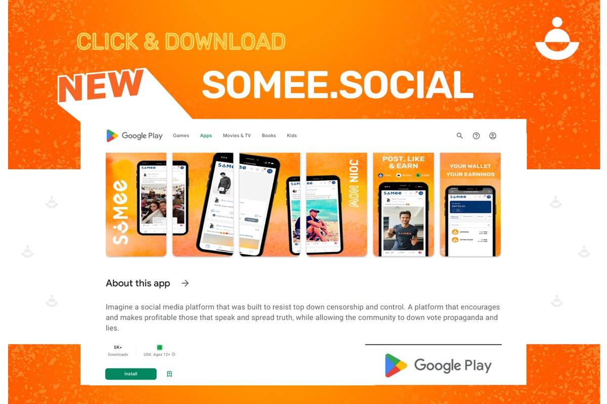 realsocialai's tweet photo. The wait is OVER. Download NOW and join SoMee:
https://t.co/VMhohyFIm8 https://t.co/w1JipgFoVI