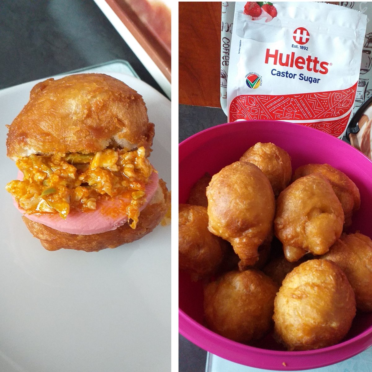 janeth9m's tweet photo. @expressoshow @Huletts_SA We love eating amagwinya with atchar , in my culture #MadeWithKindness https://t.co/WGUi6yvt8O