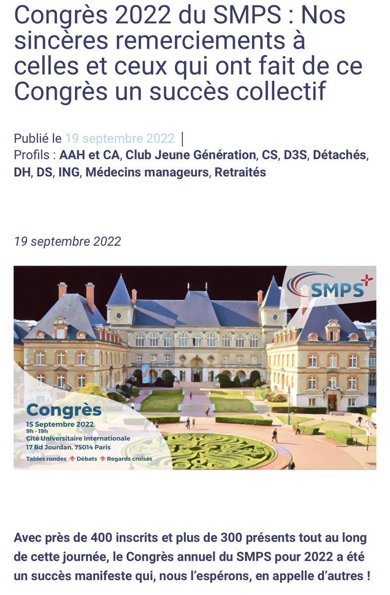 Jerome_Goeminne's tweet image. Merci pour tous les retours positifs du Congrès 2022 @SMPS_national ❤️

Plus de 400 inscrits, 
Des échanges riches,
Des prises de position fermes,

Nous ne pouvons penser les métiers de Manageurs sans penser le système qu’ils pilotent, et inversement 💪

Votez et soutenez le SMPS