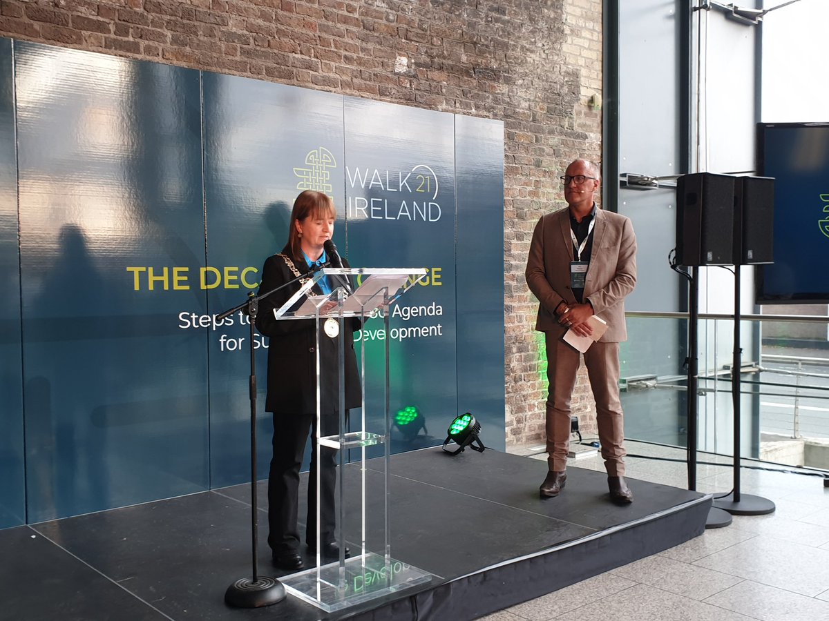 Paths for All on Twitter "Delighted to be Walk21Ireland in Dublin