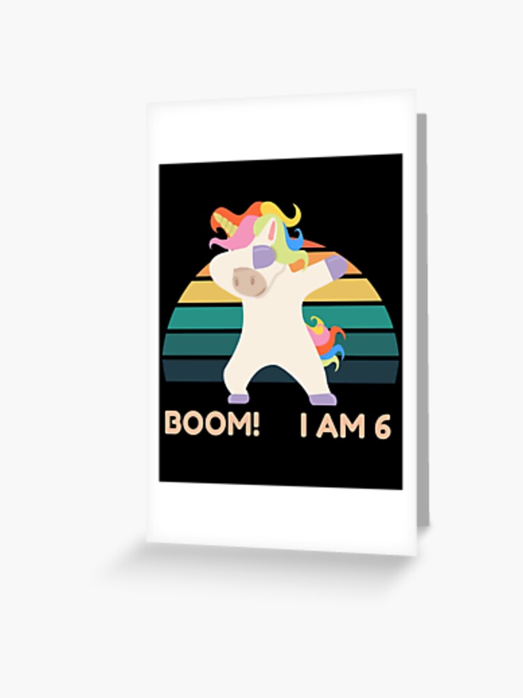 sweetcandyhub's tweet photo. Kids 6th Birthday Unicon Dabbing l Funny Birthday Retro design

More Products--> https://t.co/w8IBlcBKUs

#redbubblecreate #redbubblesale #redbubbleseller #redbubbledesign #redbubblestore #redbubbledesigner #redbubbledesigns #redbubbletshirt #birthday #greetingcards #6yearsold https://t.co/KM5YpBTEBf
