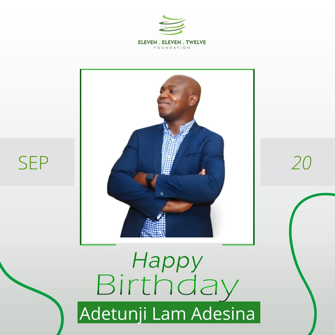 eet_foundation's tweet photo. Today, we celebrate with our founder @tunjilam on the occasion of his birthday! 

His guidance and light have continually steered us right over the years and we are honored to be a part of his story. https://t.co/uE8QPpOZ4s