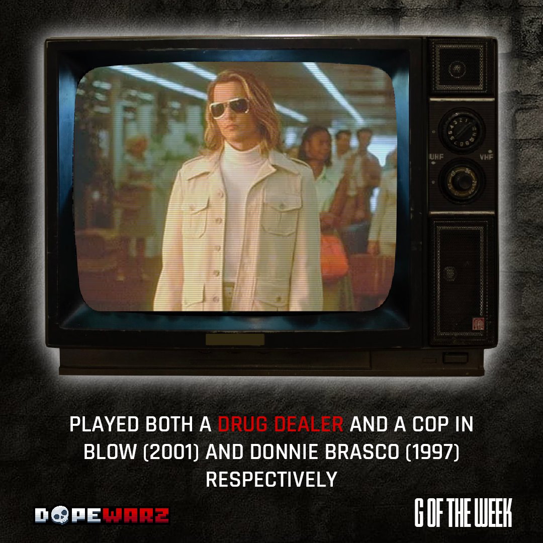DopeWarzCrypto's tweet photo. Shoutout to our #GOfTheWeek this week: @johndeppchris π
The real G right here. The highest-paid actor in 2012 and one of the most successful and best actors in Hollywood, with his net worth estimated at around US$210 million. Whoo-wee!
#Dopewarz #JohnnyDepp #G #Legend https://t.co/M9wcLPclOG
