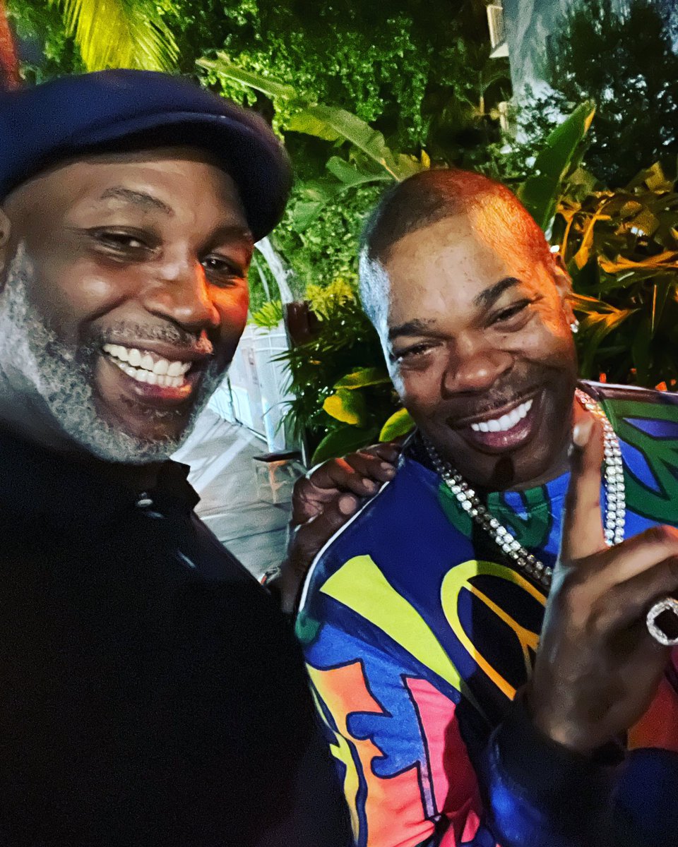 Good times with @BustaRhymes 👊🏾💥