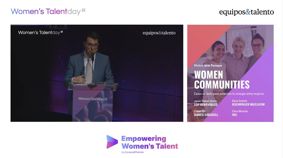 Equipos&Talento (@equiposytalento) on Twitter photo #WomenTalentyDay22 ✨ Womeng <a href="/EdpRenewables/">EDP Renewables</a> es una iniciativa con dos propósitos principales:
🔹 Eliminar estereotipos
🔹 Aportar referentes de mujeres ingenieras entre las niñas
Todo ello, impulsado por las propias profesionales de la compañía 🔝 #WomenTalentyDay22 ✨ Womeng <a href="/EdpRenewables/">EDP Renewables</a> es una iniciativa con dos propósitos principales:
🔹 Eliminar estereotipos
🔹 Aportar referentes de mujeres ingenieras entre las niñas
Todo ello, impulsado por las propias profesionales de la compañía 🔝
