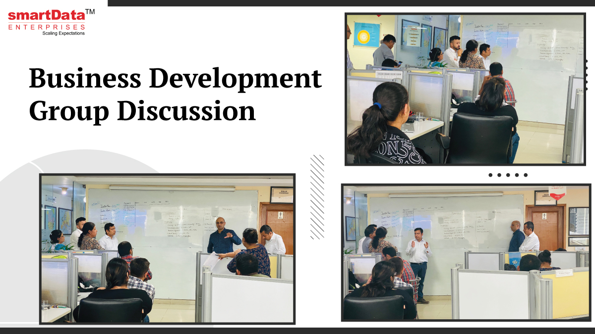 sdeievent's tweet photo. Business development group discussion session is the process of equipping employees with specific skills to drive better business performance and anticipate future customer needs in order to gain a competitive advantage in the market. #RightTechnique #smartDatasquare https://t.co/NynBOfvqBi