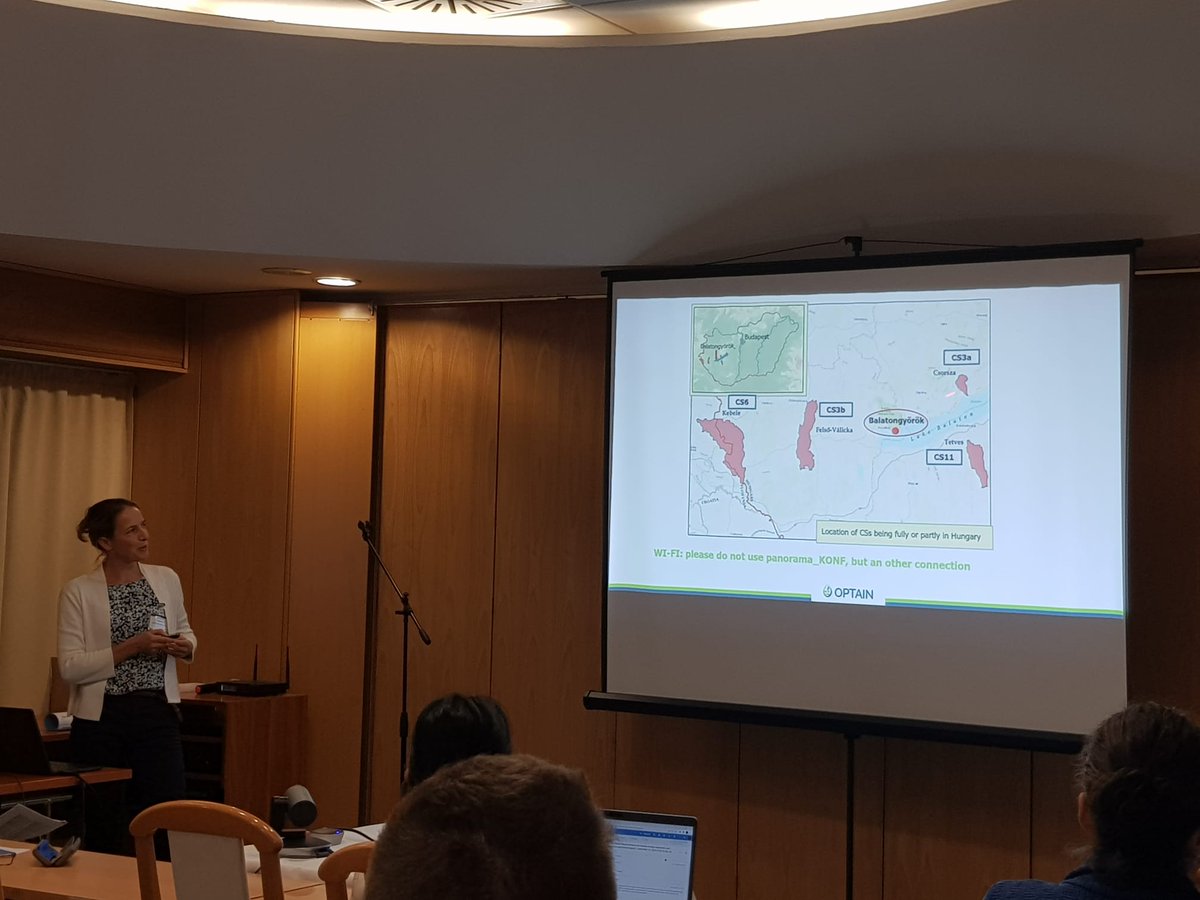 H2020_OPTAIN's tweet photo. Our General Assembly has started at #Balaton lake in #Hungary. In the next 3 days, the partners will discuss the current progress of our case studies' activities as well as the latest developed approaches for #natural small water #retention measures! https://t.co/9eIXSLpT19