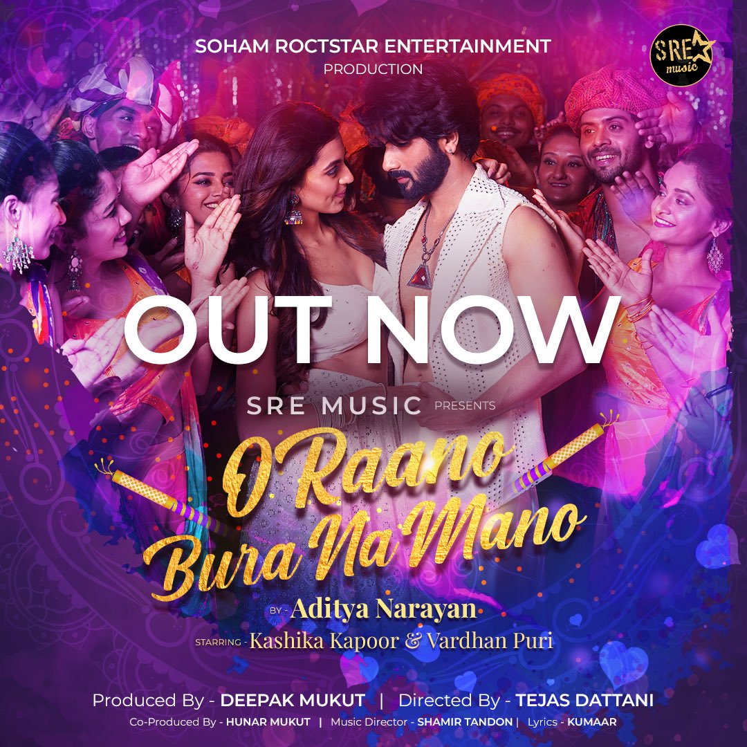 DeepakMukut's tweet photo. Song out now! For all the #Garba lovers our there, dance to the beat of #ORanoBuraNaMano this season!
Get your #dandiyas and do the #garba.
https://t.co/rSh3plCWZU
#NavratriTrack #Sohamrockstarent #SREmusic
@PuriVardhan @kashikakapoor6 @DeepakMukut @HunarMukut @SohamMukut123 https://t.co/3YgT6urauI