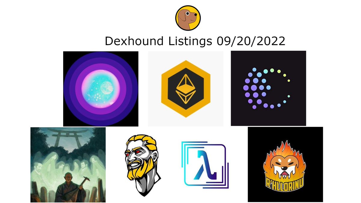 dexhoundcom's tweet photo. The https://t.co/oDxcNyxGJn community has listed:

$GIGA
https://t.co/GOtDjP2Zkl
$RHLLOR
https://t.co/k7phb2aawY
$HOICHI
https://t.co/bJsEoKeXOo
$DIONE
https://t.co/hbYINrqynd
$CELL
https://t.co/hqx0txRmPU
#EHIVE
https://t.co/Szn1OW3t29
#AMPLIFI
https://t.co/yb6Gn9zJz1

$HOUND https://t.co/Ic0vqjAWIf