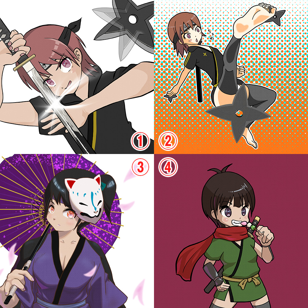 今日はCryptoNinja一周年ということで過去に描いたファンアートを各１点 #Giveaways 🎊

✅この投稿と固ツイを❤️&amp;RT
✅リプで欲しい番号
✅フォロー　<a href="/IHayato/">🍺 イケハヤ@アニメ作る人</a>　<a href="/PuNiNFT/">PuNi│ぷに 🇯🇵 puni-nft.eth</a>

〆切：9月23日23:59

⚠️タグ引用RT+コメで当選率UP！⤴️
#NFTGiveaways