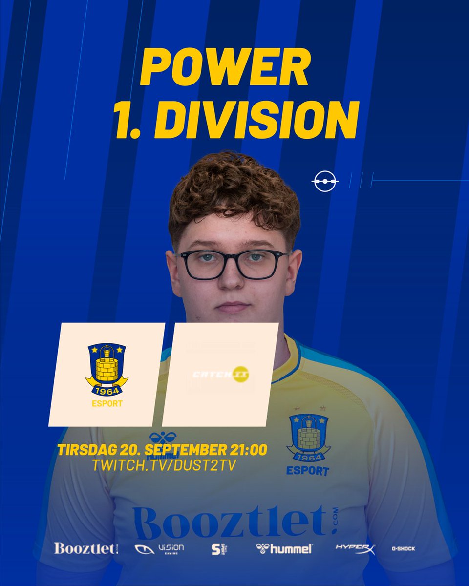 brondbyjunior's tweet photo. [CS:GO]

Vi jagter sæsonens første sejr i POWER 1. division 🔫 

Følg kampen live på @Dust2dk's officielle stream kl. 21:00, hvor vi jagter de tre point 💪

Runde 2 👇
🆚 #catchii
📅 Tirsdag
🕢 21:00
📺 https://t.co/yL0XH194L0

#brøndbyesport #CSGO https://t.co/iik36kNnbe