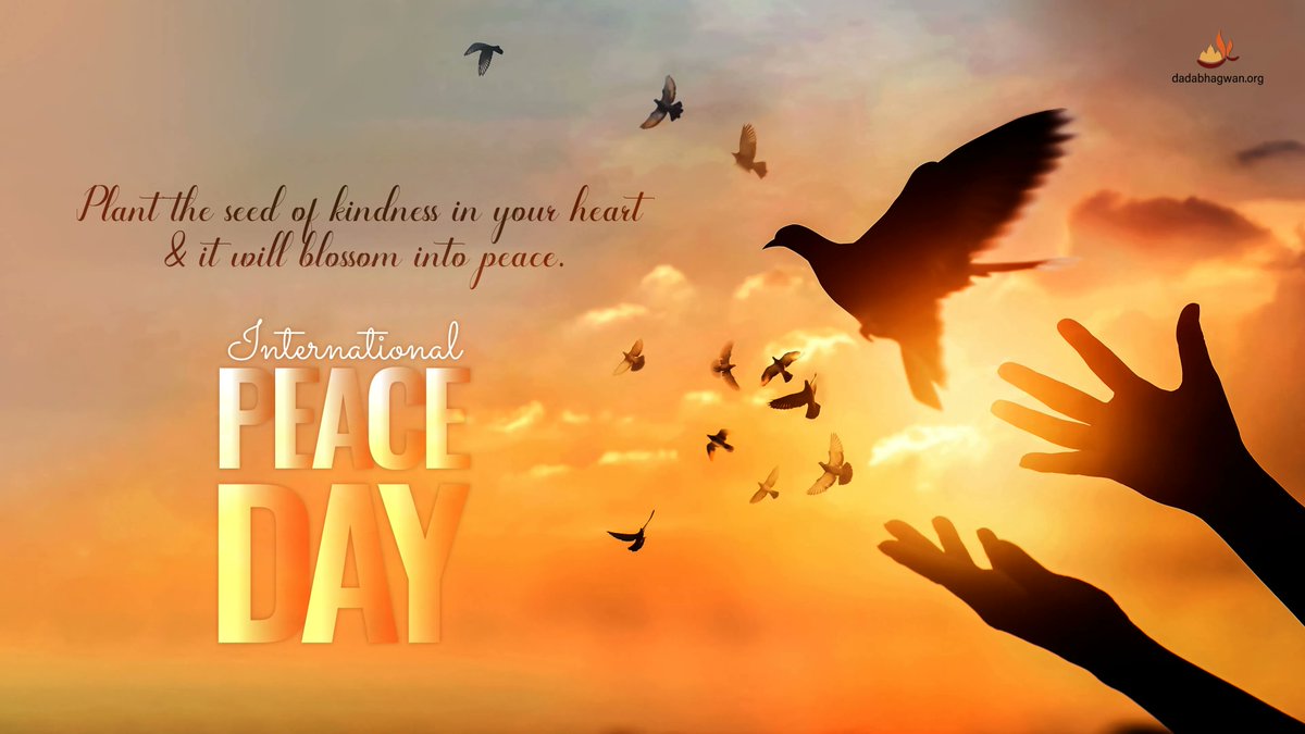 dadabhagwanorg's tweet image. "Plant the seed of kindness in your heart and it will blossom into peace." 
To know more about 'how to attain peace in life' visit: dbf.adalaj.org/trByOy3o 

#internationaldayofpeace #peacelover #peaceinlife #KindnessMatters #tuesdaymotivations #tuesdayvibe