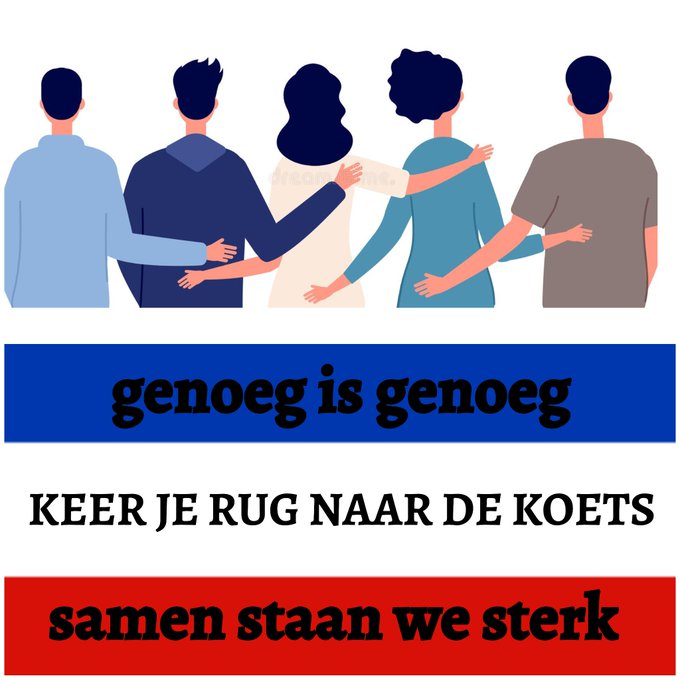 Nordenslys's tweet photo. Vandaag keren we Rutte de rug toe.
#watchmyback #keerzederugtoe #prinsjesdagprotest #boereninopstand https://t.co/KbM9VcssIW