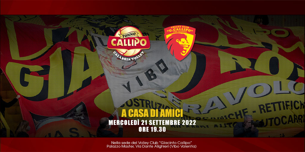 TonnoCallipoVol's tweet photo. Domani ci aspetta una bella serata "A CASA DI AMICI" 🦁🟡🔴
#sognogiallorosso 
#a2mvolley #credembanca #Volleyball #Volley #Pallavolo #ViboValentia #Calabria https://t.co/ZzIaJv0dbh