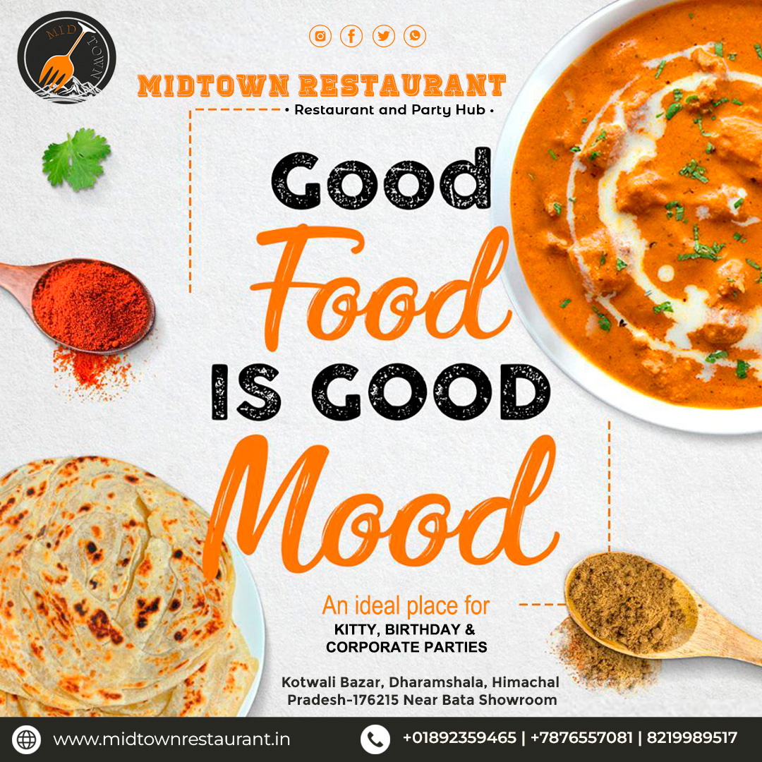 MidtownRestau's tweet photo. Good food never fails in bringing people together.
 #midtownrestaurant Eat, Drink and Celebrate for any occasion, any reason, and season...
Website: https://t.co/7BqJseCj8V
Whatsapp: +91-7876557081
For Booking enquiry:+01892359465
Email id: booking@midtownrestaurant.in
. https://t.co/ReCUh9RfLi