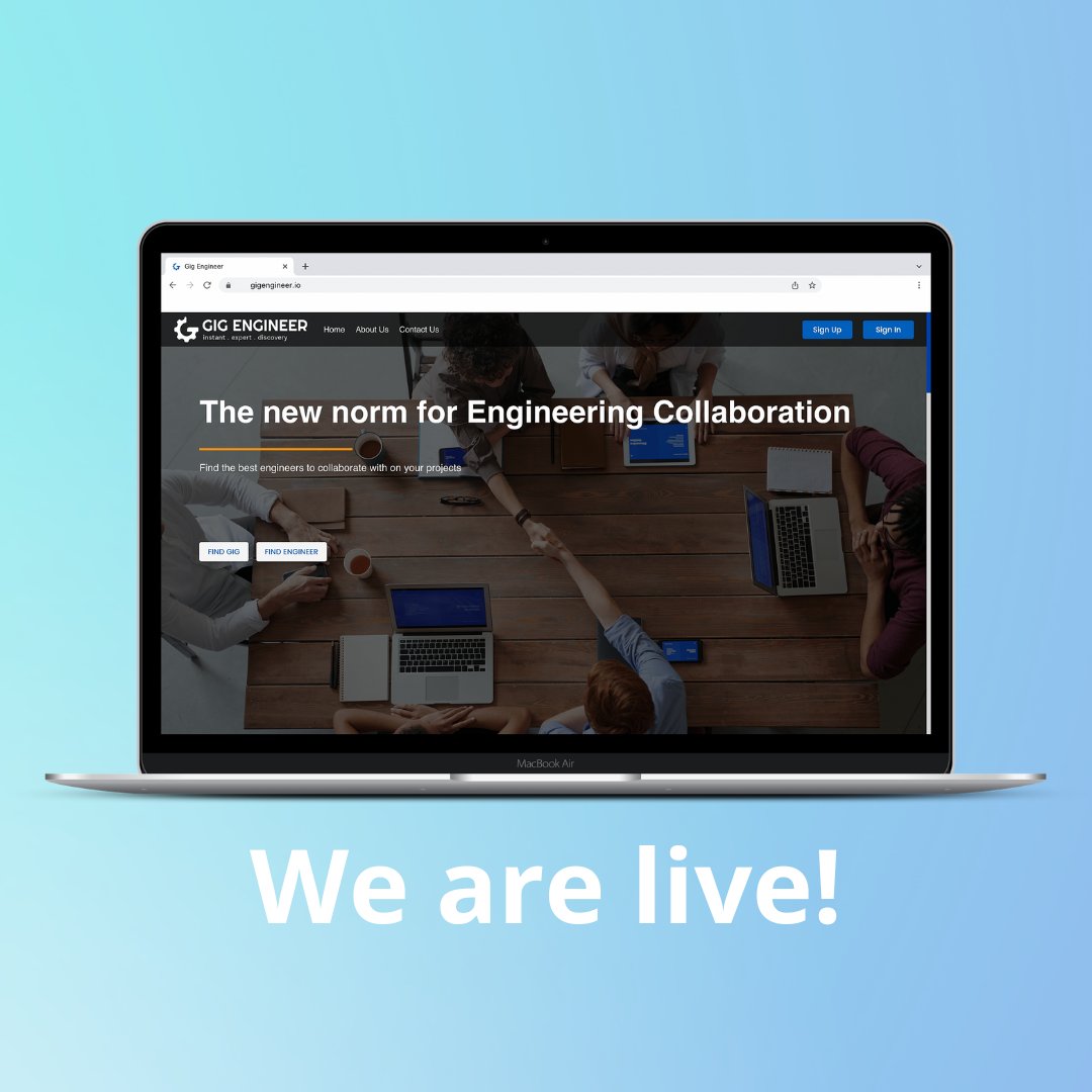 GigEngineer's tweet photo. #GigEngineer is now officially live!
Take your engineering career to a new level or find the perfect professional to join your project. We offer engineering without boundaries!
Sign up at https://t.co/rQ2j598ol0
#engineer #engineering #recruitment #hiring https://t.co/gieh2AEx3B
