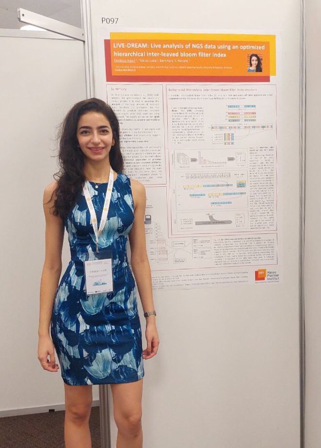 ferbsx's tweet photo. Today I’m presenting my work @ECCBinfo on “LIVE-DREAM: Live analysis of NGS data using an optimized hierarchical inter-leaved bloom filter index” from @RenardLab @HPI_DE 👩🏻‍💻
Come by and let’s chat (P097)!#ECCB2022 https://t.co/RFCwKbYCj5