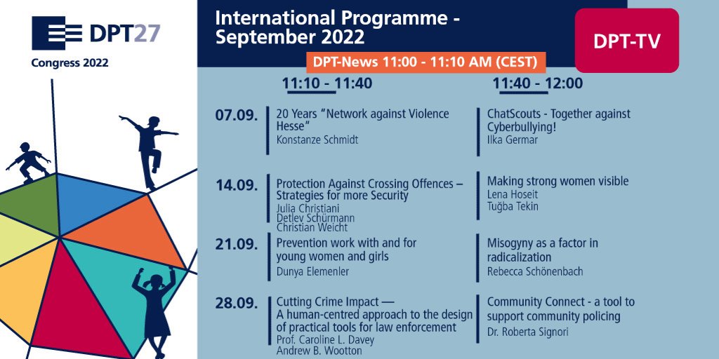 Prevent_News's tweet photo. Not registered yet? Registration gives you access to our weekly #DPTTV and our on-site congress in 2❗️ weeks in Hannover. https://t.co/aur231DEMq @praeventionstag https://t.co/0adrezKJHw