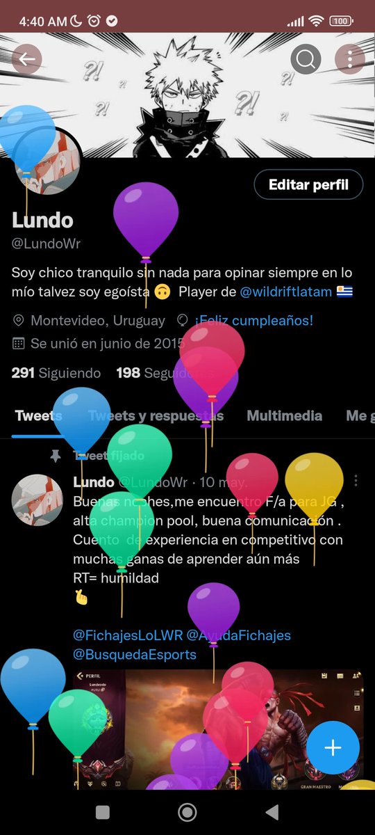 Desbloqueado los 18🫠