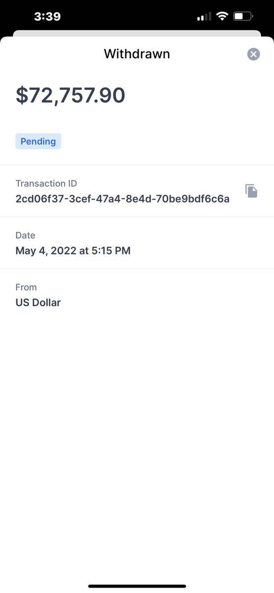 Derrick81057673's tweet photo. @elonmusk Can you give me some advice? I have become bankrupt over this issue @AskBlockchain @blockchain @OneMorePeter I was making a ACH USD WITHDRAWAL but it’s been 5 months and it’s still pending with no help from blockchain at all I have lost my wife,stuff, and soon my house and car https://t.co/sROCUi0g9B