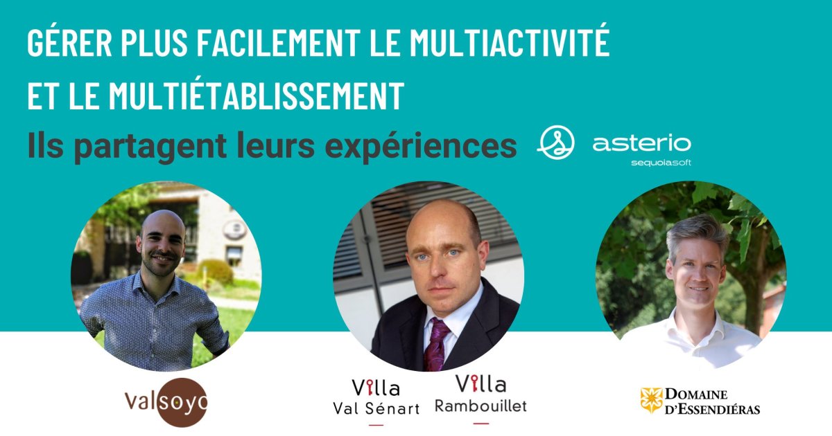 asterio_sqs's tweet photo. Vous avez besoin d'un nouveau PMS capable de gérer votre établissement multiactivité et multiétablissement ?
Découvrez le témoignage de nos clients qui évoquent l'utilisation d'Asterio !
https://t.co/QbOI0sWduC
#témoignage #asterio #hospitality #multiactivité #multiétablissement https://t.co/3YrhYuK3EQ
