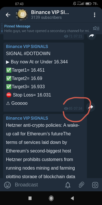 AndrewGriUK's tweet photo. SIGNAL #DOTDOWN
▶ Buy now At or Under 16.344
✅Target1= 16.451
✅Target2= 16.69
✅Target3= 16.933
⛔ Stop Loss= 16.031
⚠ Gooooo
#Crypto =nothing but #FOMO 🚀
#SPOT #CRAVITY #BTC #BNB
Visit our VIP SIGNALS channel now, PM ME! https://t.co/sPgPkJU8ej