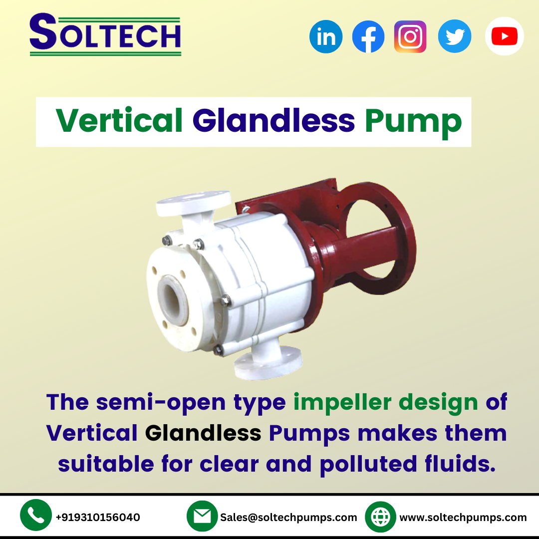 We are one of the trusted #Vertical #Glandless Pump manufacturers and suppliers in Delhi. the products are made of top quality raw materials in their production. To know more visit our website today!
👇👇👇👇
Map link - goo.gl/maps/5B5AAgzq4…
#soltechpump