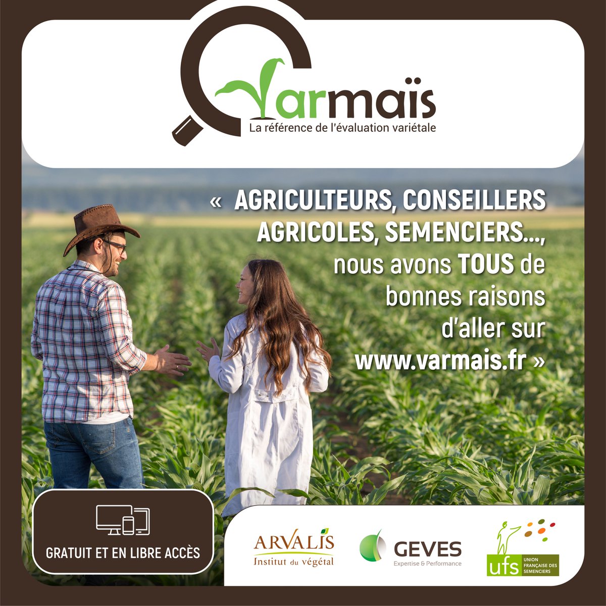 GEVESGip's tweet photo. Varmaïs fête ses 1 an 🎂

Vous avez été plus de 20 000 à CONSULTER, COMPARER et CHOISIR vos #variétés de maïs 🌽 grâce à cet outil gratuit. 

📅 RDV début octobre, sur https://t.co/xkYZe8GIXg, pour les premiers résultats de la campagne 2022.

#GEVES #Varmais #anniversaire #maïs https://t.co/hEQB0zZ5P0