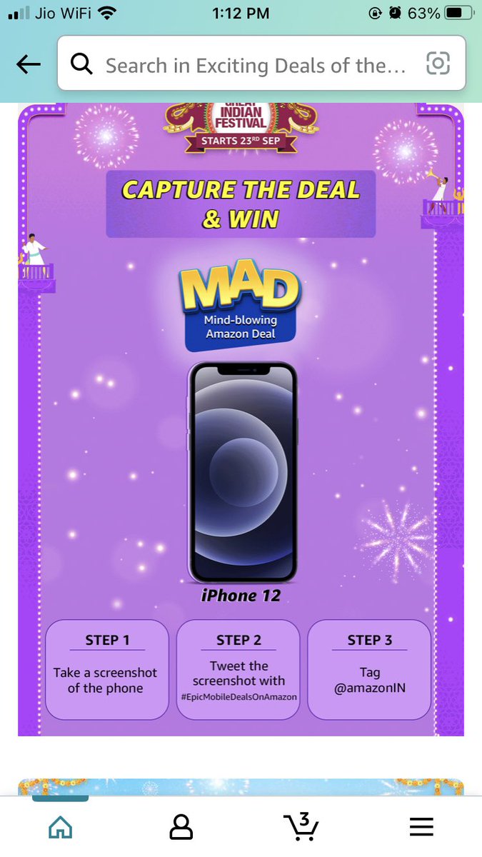 tusharsach's tweet photo. @amazonIN 
#EpicMobileDealsOnAmazon https://t.co/I8nmULVspW