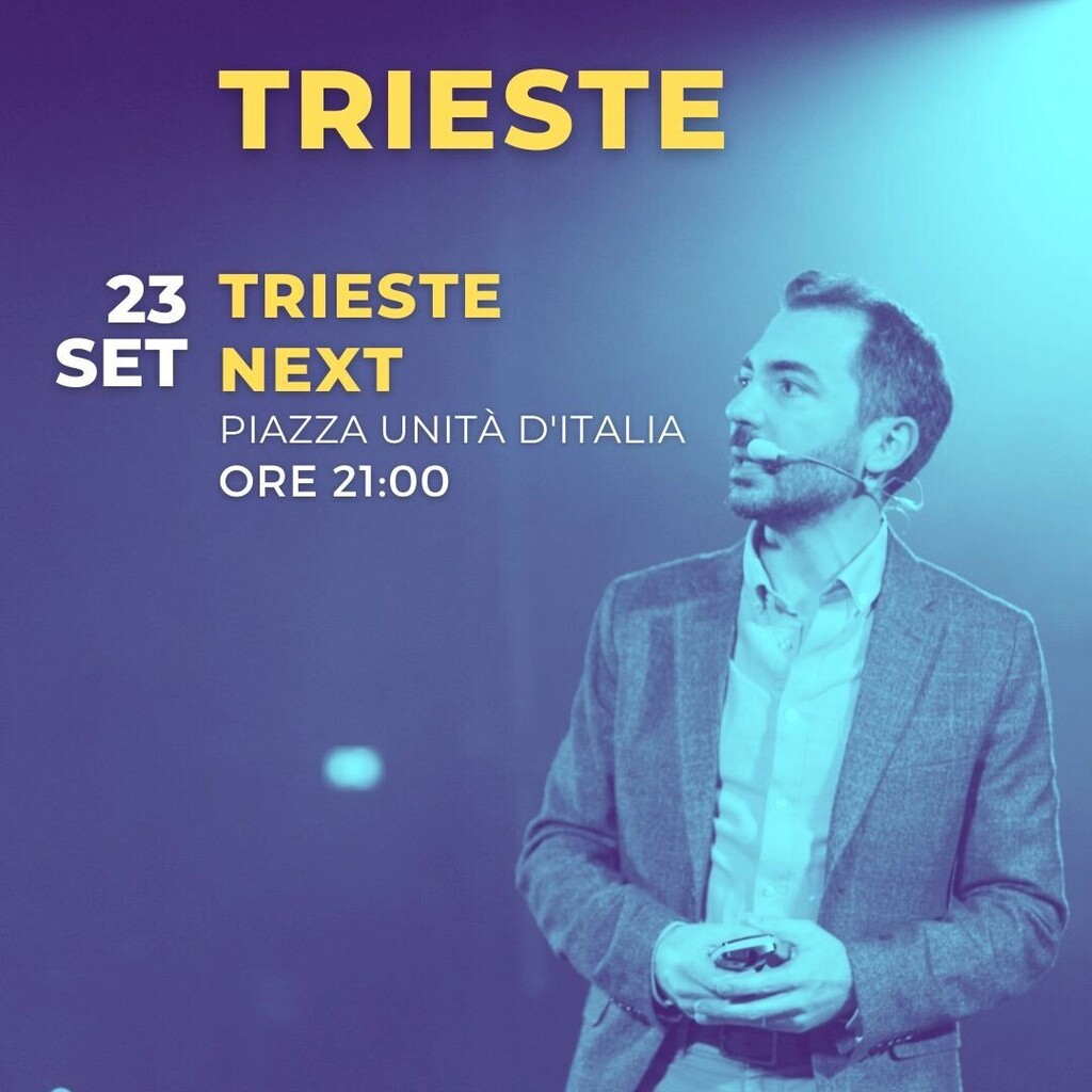 amedeo_balbi's tweet photo. Venerdì 23 settembre, alle 21:00, sarò a Trieste Next. Dialogherò con Silvia Pittarello sul tema: "Oltre la Terra: alla ricerca della vita". 

Info e prenotazioni: https://t.co/UlNBZwbo6x

#triestenext #amedeobalbi https://t.co/UKpQU90Y3P https://t.co/oSgAGMuPGb