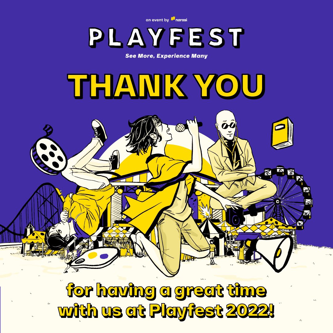 playfestnarasi's tweet image. We’d like to thank every single one of you for spending your precious weekend with us!🤩 
#Playfest2022 will be something we’ll always hold dear to our hearts✨

Hopefully you got a lot of inspiration, insights and had fun as well!😉 | Playfest

#Playfest2022 #ReactivateYourSense
