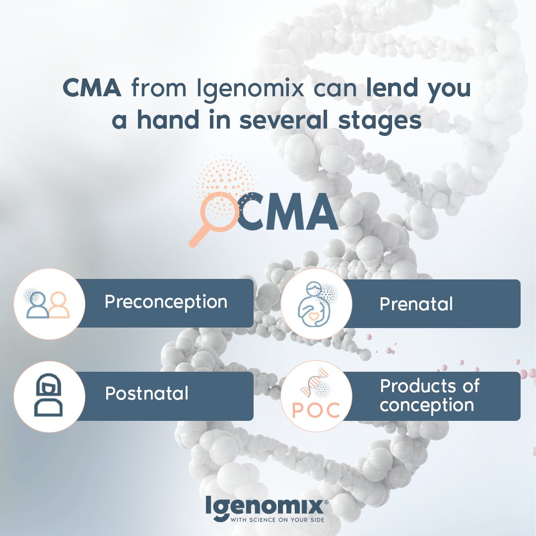 igenomixindia's tweet photo. You can detect the clinically significant major chromosomal imbalances and sub microscopic copy number variations all over the genome using the diagnostic test, #Chromosomal #microarray analysis (CMA) which is also called array #CGH
Learn more about #CMA:
info.india@igenomix.com https://t.co/vaTsVoP0a4