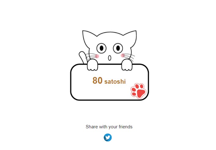 arghabd1's tweet photo. @CoinPayU I just caught a surprising cat and got 80satoshis! 😍
#Catchacat #BTC #CoinPayU https://t.co/KP9R2udt1y