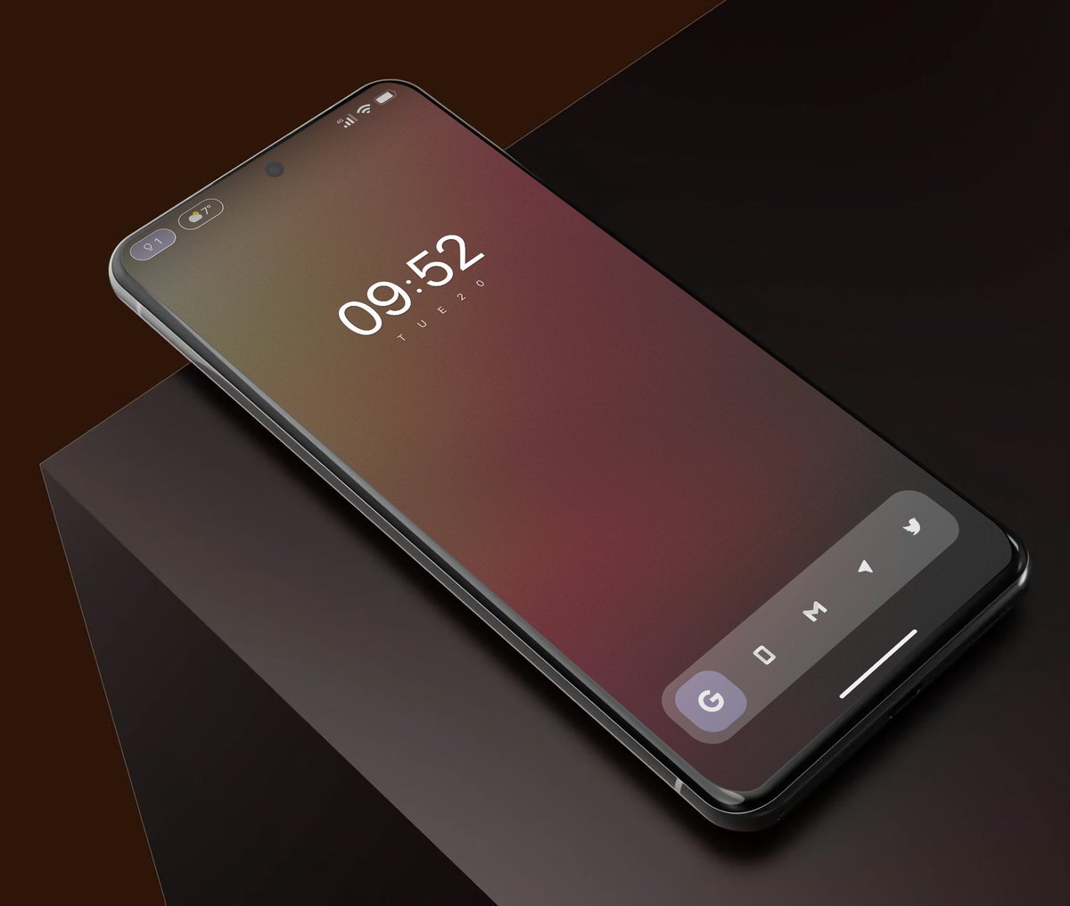 noir_arts's tweet photo. Back from vacation and still going the clean way with some minor inspiration from iOS here and there... Made fit for Android, of course. 🤫

#klwp #kwgt #wallpaper #android #iOS16 https://t.co/NOHdXw1jS1