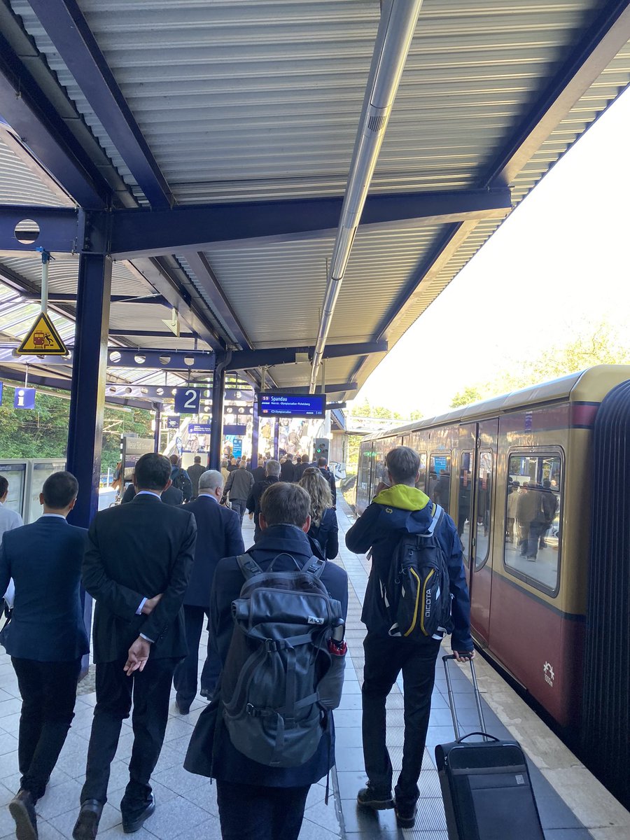 davidsonlizzie's tweet photo. I’m part of the tide of people arriving at #InnoTrans @EsoterixSystems https://t.co/82eVS7gOpg