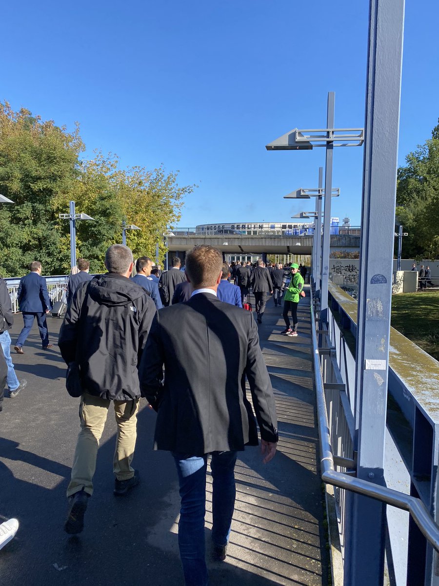 davidsonlizzie's tweet photo. I’m part of the tide of people arriving at #InnoTrans @EsoterixSystems https://t.co/82eVS7gOpg