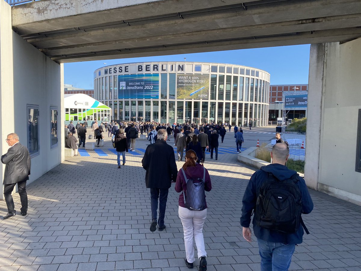 I’m part of the tide of people arriving at #InnoTrans <a href="/EsoterixSystems/">Esoterix Systems</a>