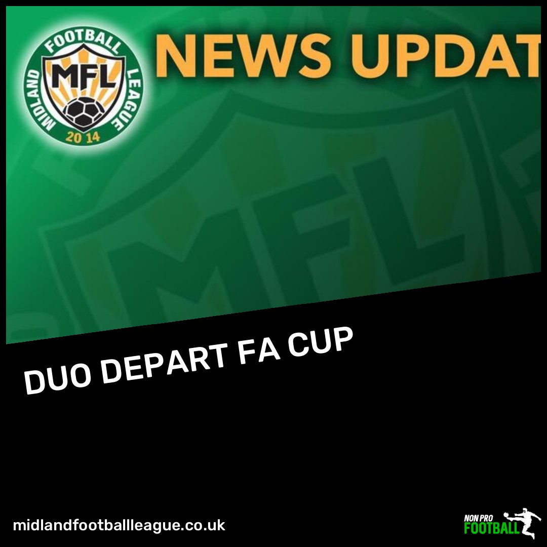 The remaining Midland Football League teams in the FA Cup went out in the second qualifying round on Saturday.

#nonprofootball #nonlegue #footballnews #football
nonprofootball.com/England/News/2…