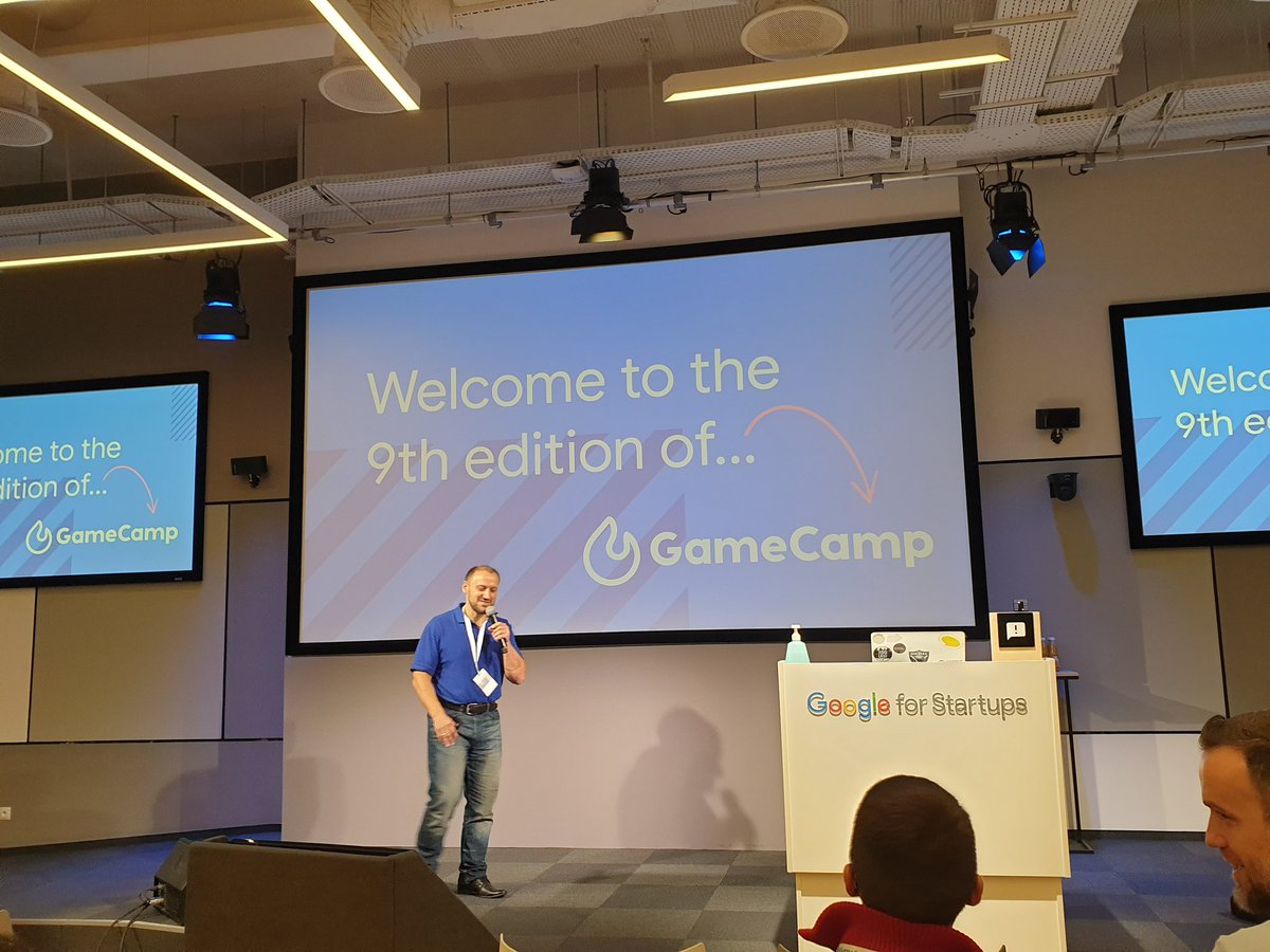 roberto_sbrolla's tweet photo. Speaking at #GameCamp Warsaw about LTV Prediction! Great venue at #Google campus for startups. https://t.co/YsBq0223DS