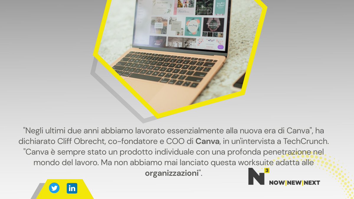 #Canva si sta ulteriormente affermando come qualcosa di più di un semplice strumento di progettazione #grafica.

bit.ly/3qOtAeG

<a href="/ninjamarketing/">Ninja Business School</a> <a href="/canva/">Canva</a> 

#progettazione #socialmedia #digital #marketing