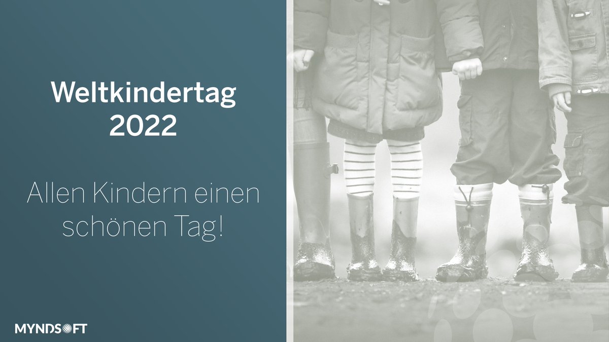 Der 20.09. steht jedes Jahr im Zeichen der Kinder - unter dem Motto "Gemeinsam für Kinderrechte!" machen Hilfswerke und Unternehmen in mehr als 145 Staaten auf die weiterhin bestehenden Missstände für viele Kinder aufmerksam.

Wir finden: Jeder Tag ist Kindertag!

#Kindertag