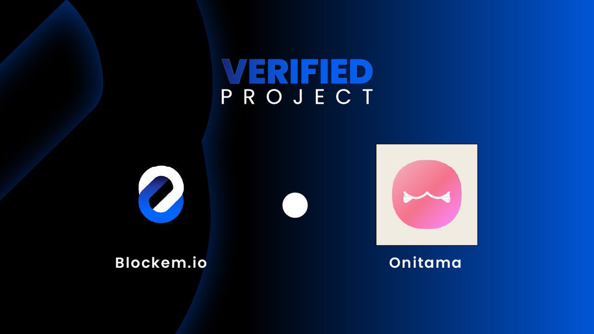 Onitama NFT is now a verified partner <a href="/OnitamaNFT/">Onitama</a> ✅. Their community will now be safe from scams with blockem.io.