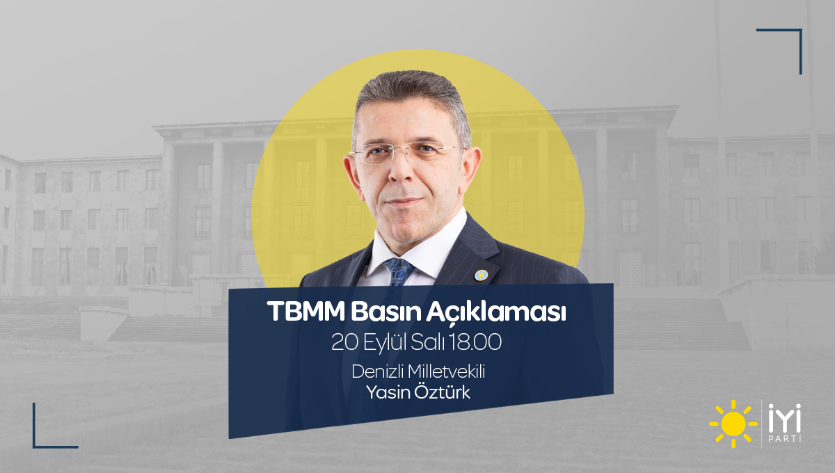 Denizli Milletvekilimiz Sayın <a href="/Ozturkdenizli/">Yasin Öztürk</a>;

🗓️ 20 Eylül Salı (bugün)
🕕 18.00'de
📌 Çiğ süt fiyatlarına dair görüşlerini açıklayacak.

Açıklamayı sosyal medya hesaplarımızdan takip edebilirsiniz.👍🏻