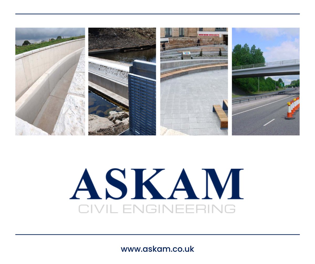 AskamCivil's tweet photo. Our Services...

✅ Clean &amp; Waste Water
✅ Energy &amp;Renewables
✅ Industrial &amp; Commercial
✅ Rivers &amp; Waterways
✅ Highways &amp; Infrastructure 
✅ Public Realm

For more information visit https://t.co/5Kr4lTRZvP

 #civilengineer #Askam #reservoir #wastewater #civilengineering https://t.co/YEc0OK7p79