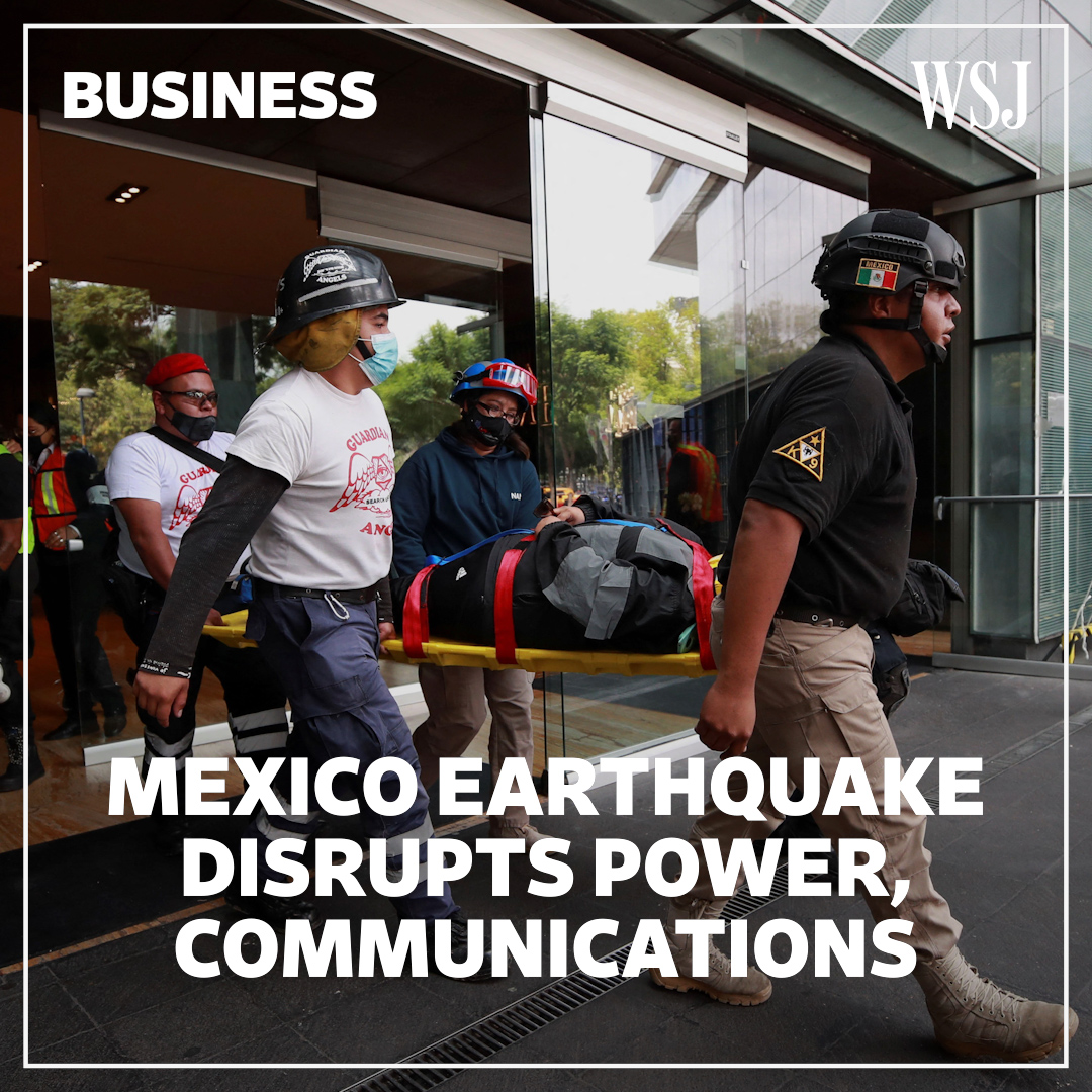 The Wall Street Journal on Twitter "A strong earthquake hit